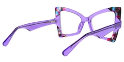 Joanie Geometric Purple Glasses3