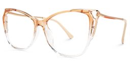 Oatis Cateye Clear Glasses1