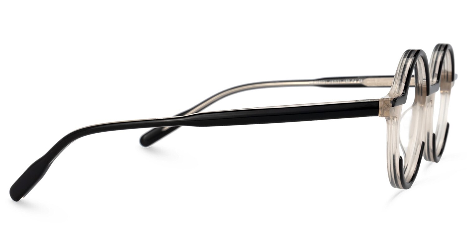 Mincey Round Black Glasses Zeelool Glasses