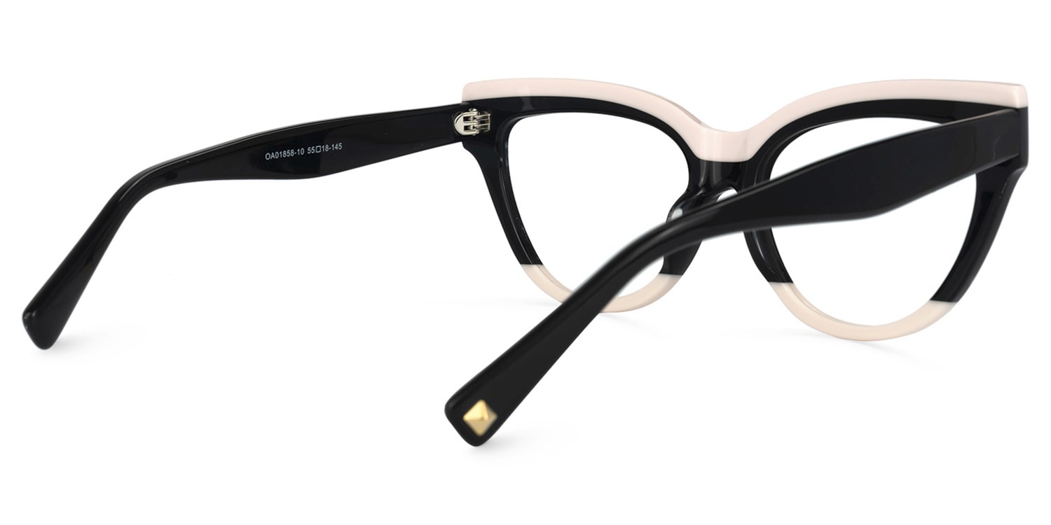 【専用】ZOE Liquid VJacket / black / 24 Cascata Cateye Black Glasses ( Brushed-Finish) | Zeelool Glasses