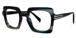 Nogueda Square Blue Glasses1