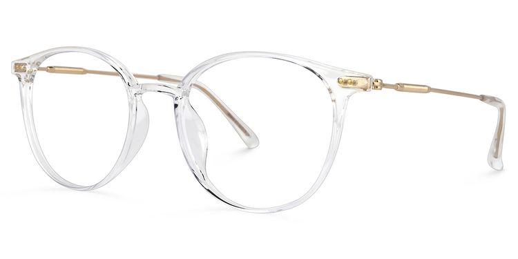 Judsy Clear Round Glasses