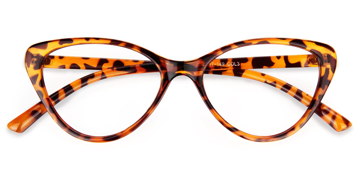 Michaela Cat Eye Tortoise Glasses  | Zeelool Glasses1