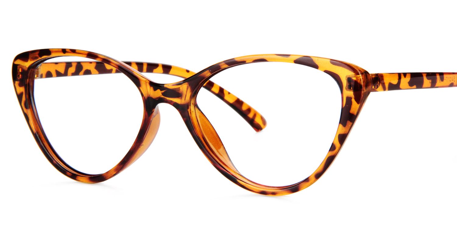 Michaela Cat Eye Tortoise Glasses  | Zeelool Glasses4