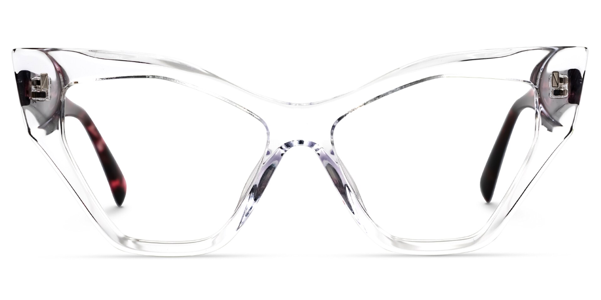 Debaise Geometric Clear Glasses | Zeelool Glasses0