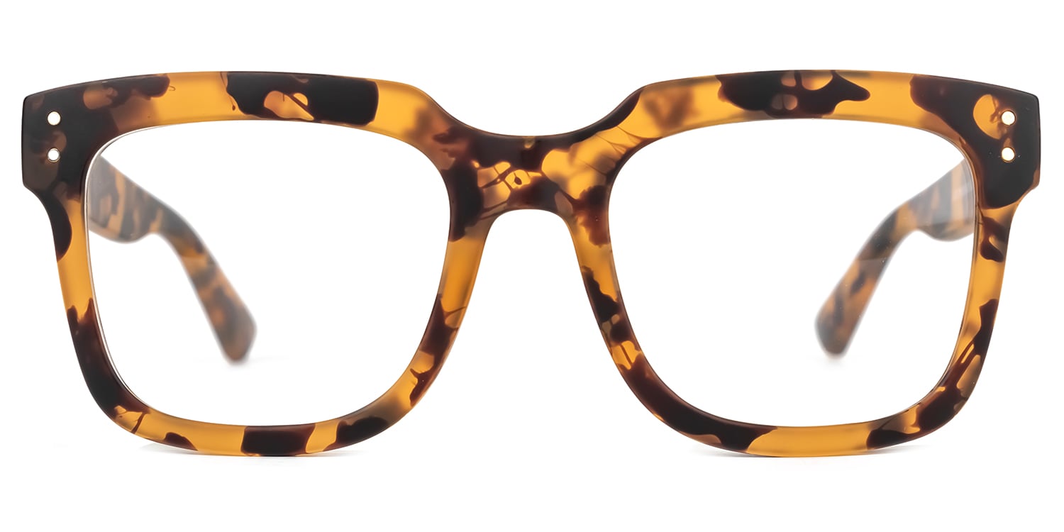 Liizbeett Square Tortoise Glasses0