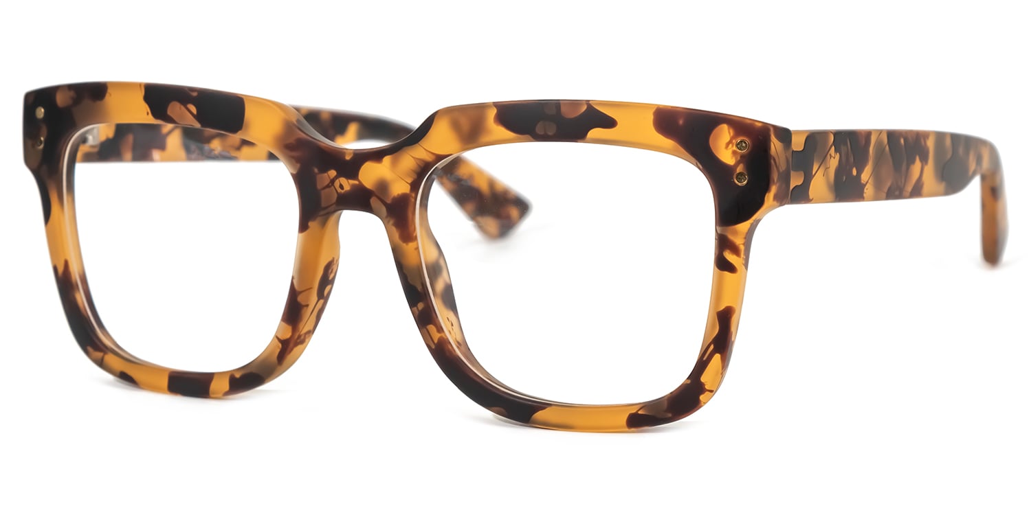 Liizbeett Square Tortoise Glasses1