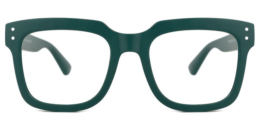 Liizbeett Square Green Glasses