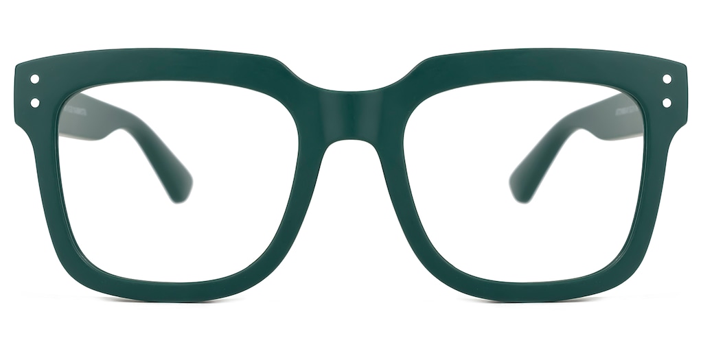 Liizbeett Square Green Glasses