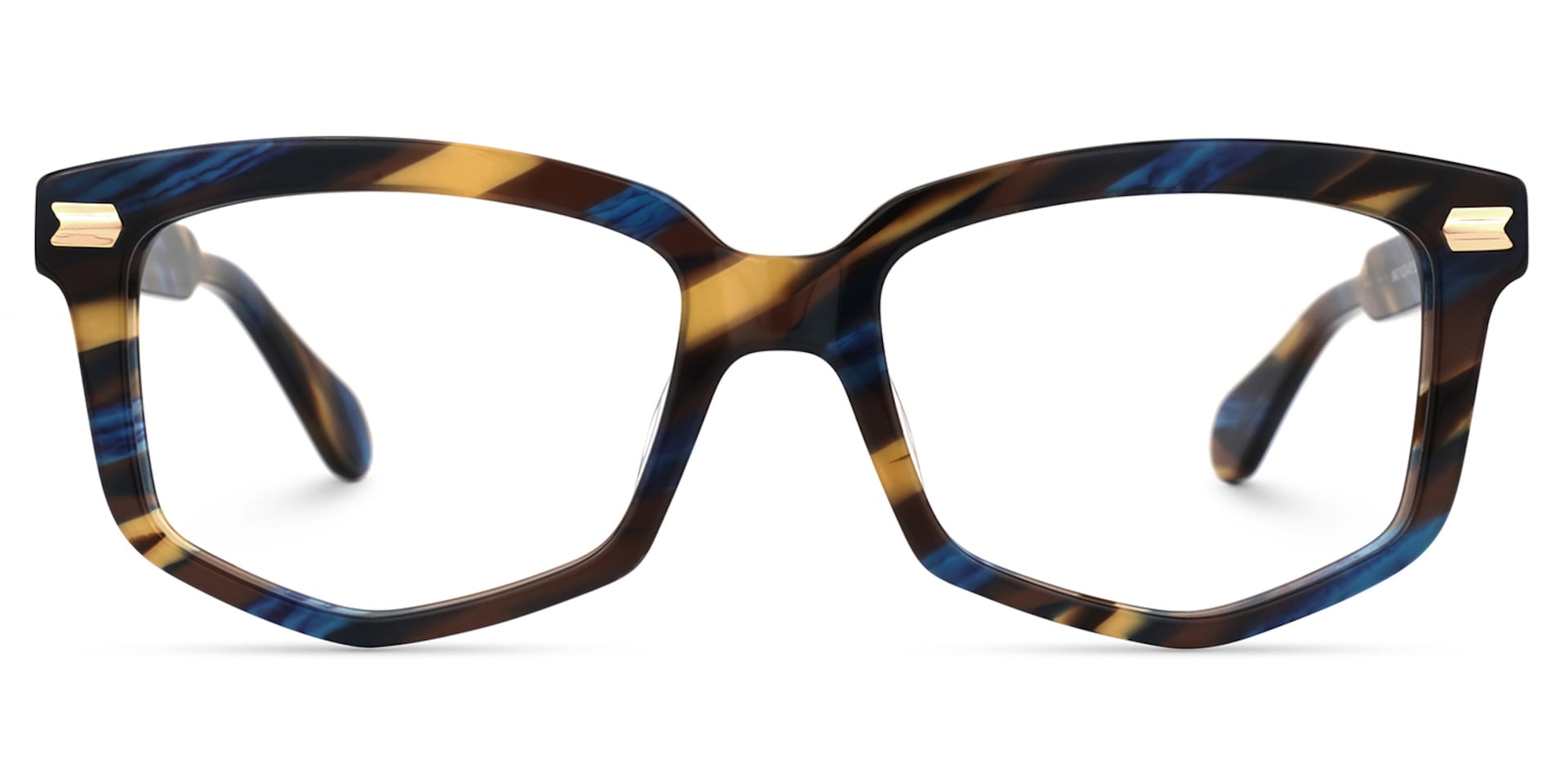 Geri Geometric Multicolor Glasses | Zeelool Glasses0