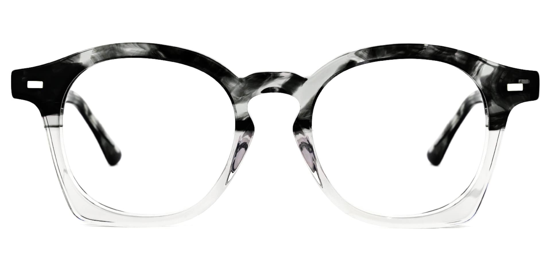 Natilus Round Gray Glasses | Zeelool Glasses0
