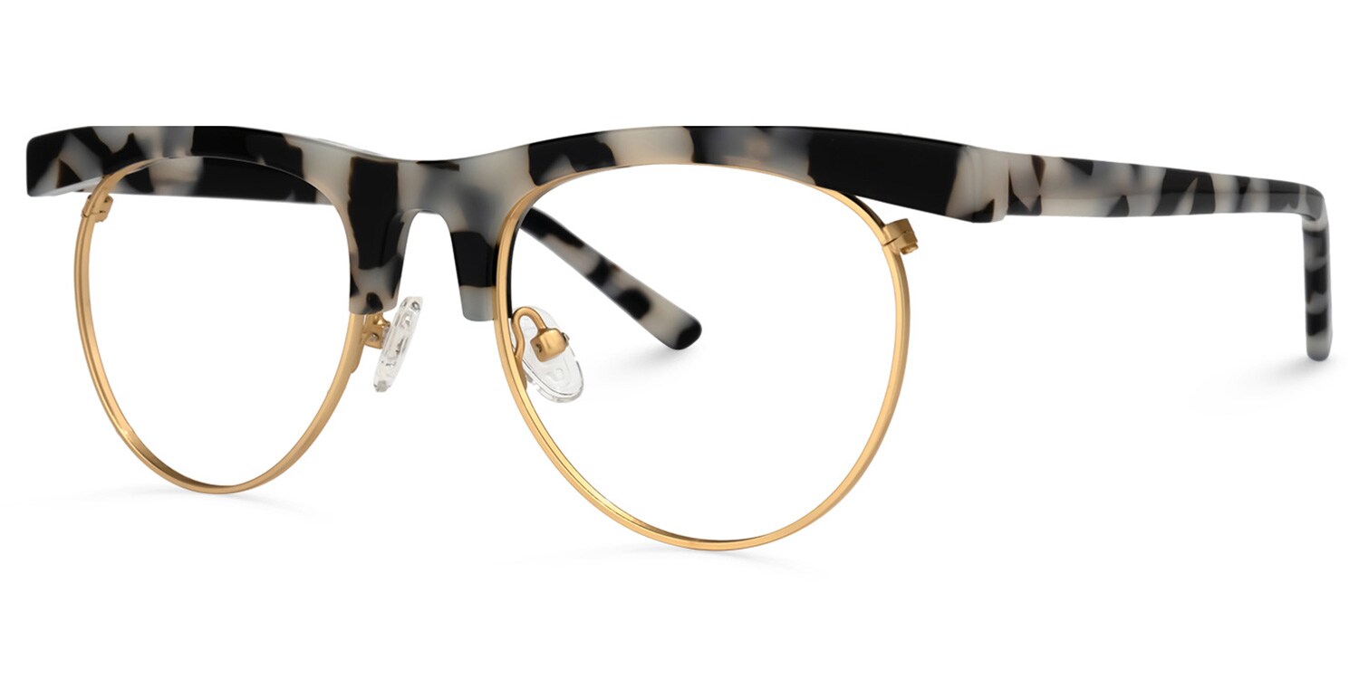 ヲタClossline 4 Kenyetta Browline Tortoise Glasses | Zeelool Glasses