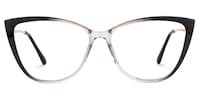 Malaika Cateye Black Glasses0
