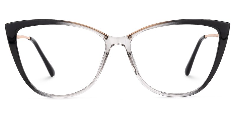 Malaika Cateye Black Glasses | Zeelool Glasses0