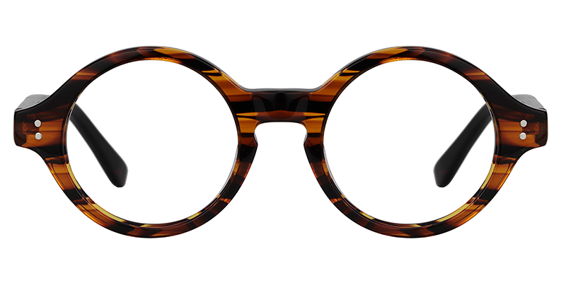 Giggs Round Eyeglasses with Tortoise Narrow Frame0