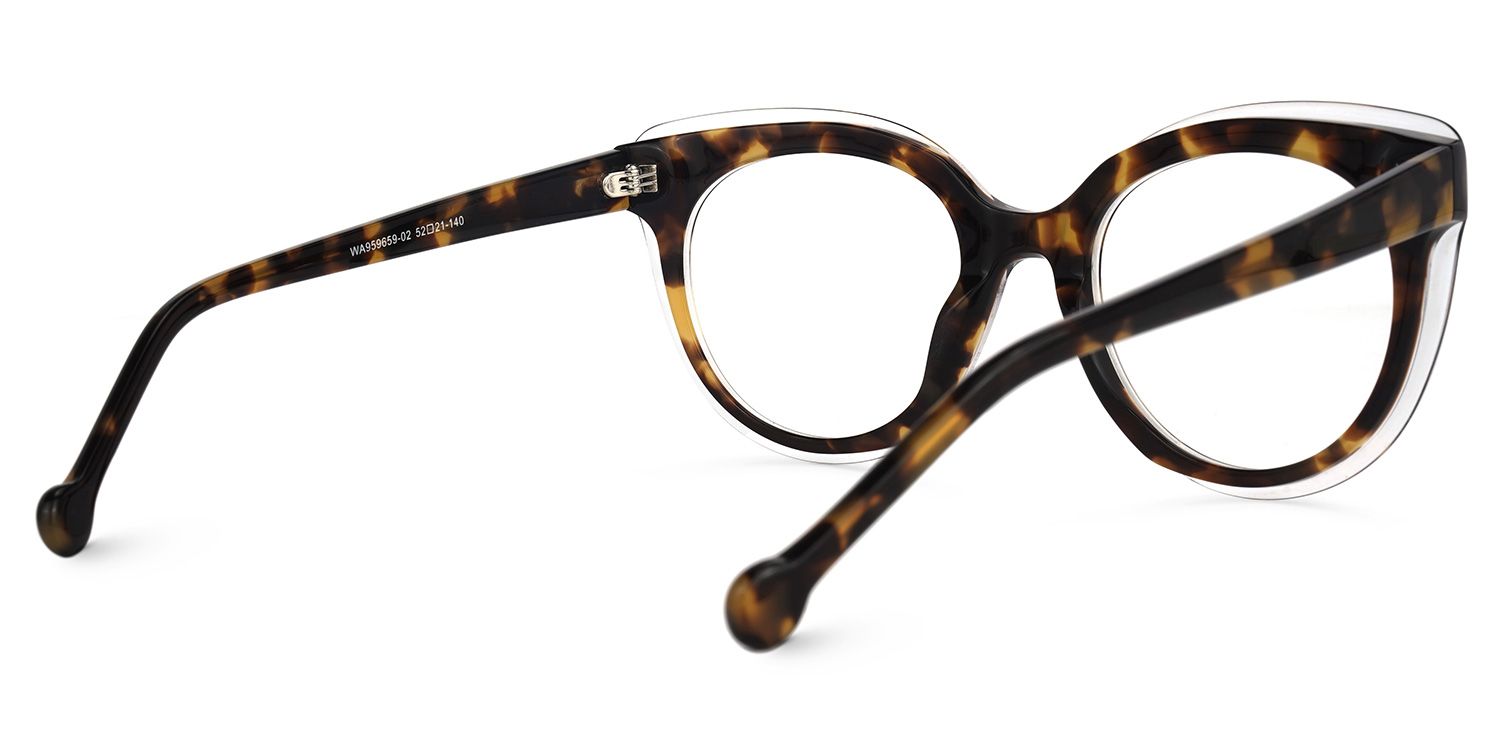 Brewster Round Tortoise Glasses | Zeelool Glasses3