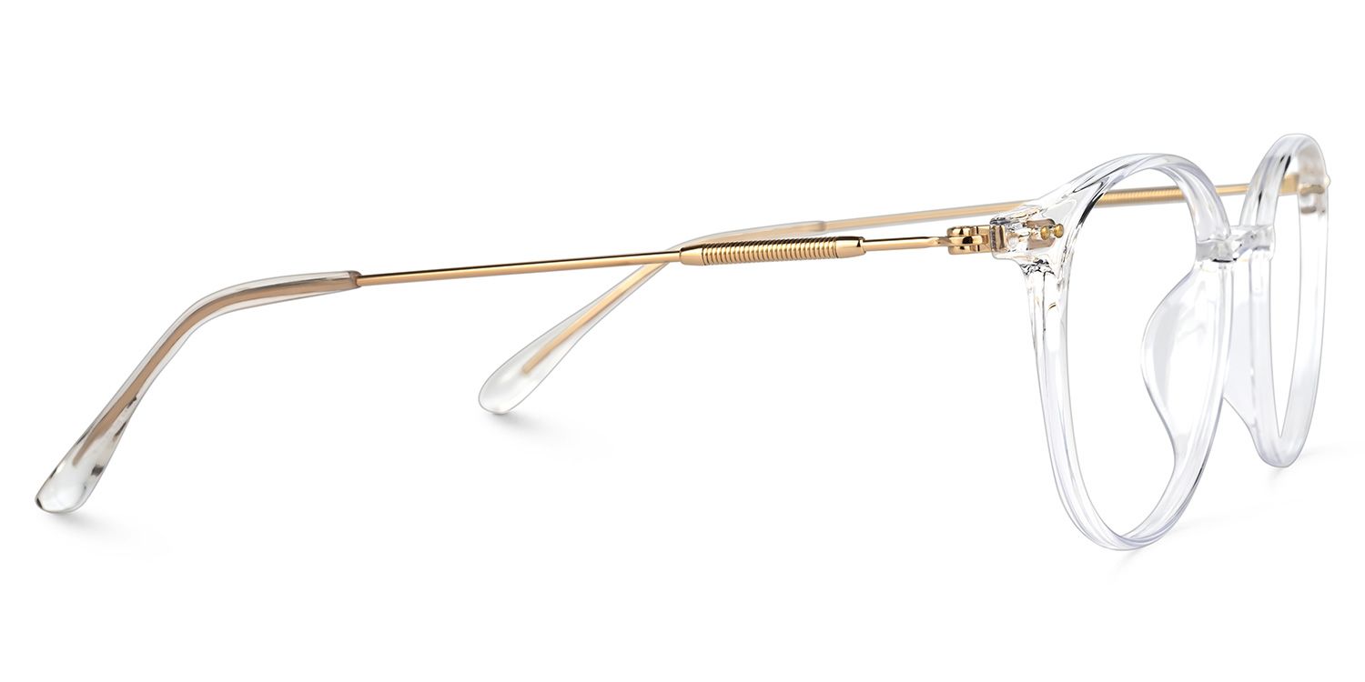 Judsy Round Clear Glasses | Zeelool Glasses2