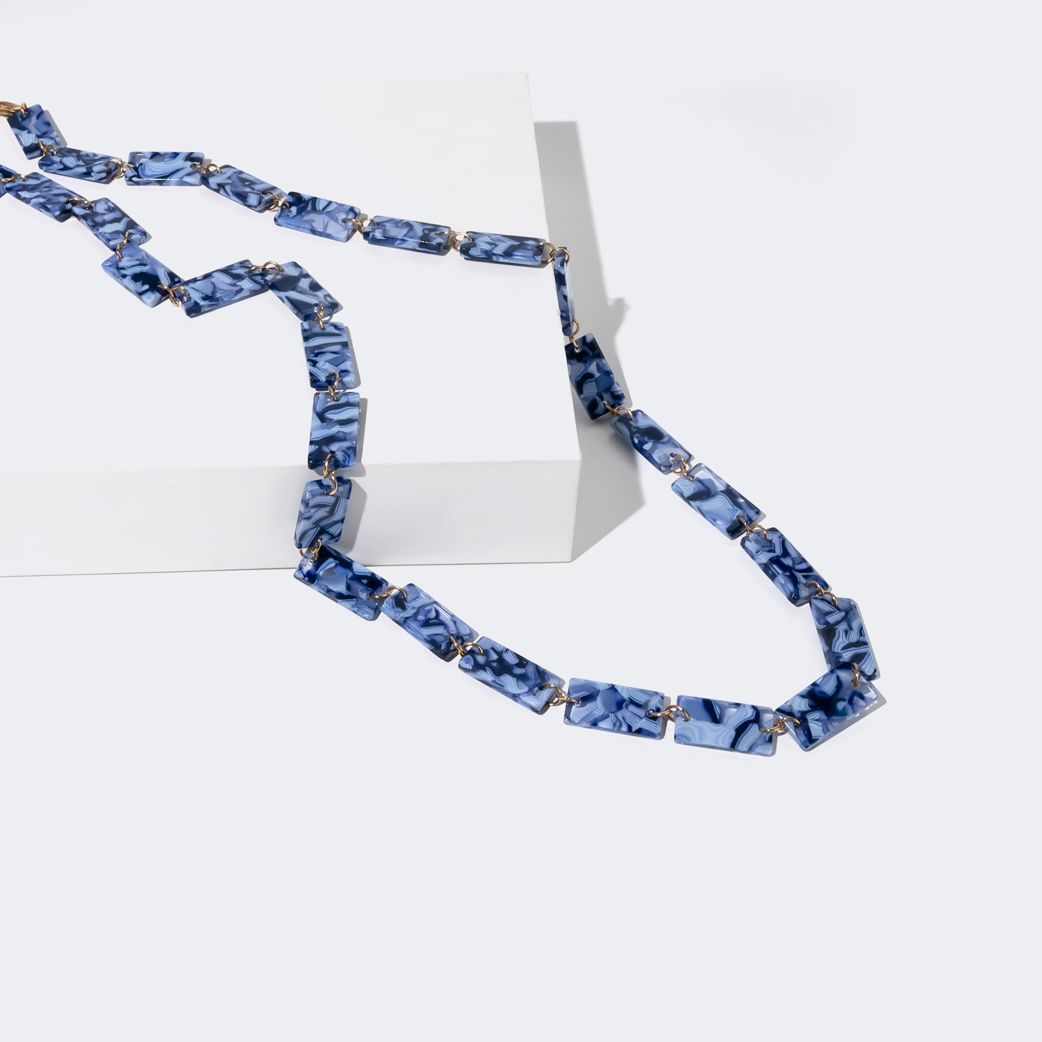 Pretty Lump Blue Eyeglasses Chains | Zeelool Glasses