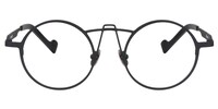 Abdul Round Dark Blue Glasses0