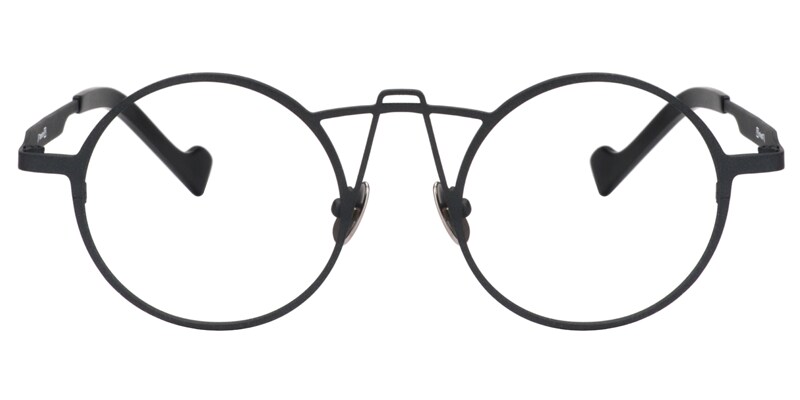 Round Dark Blue Glasses | Zeelool Optical Online0