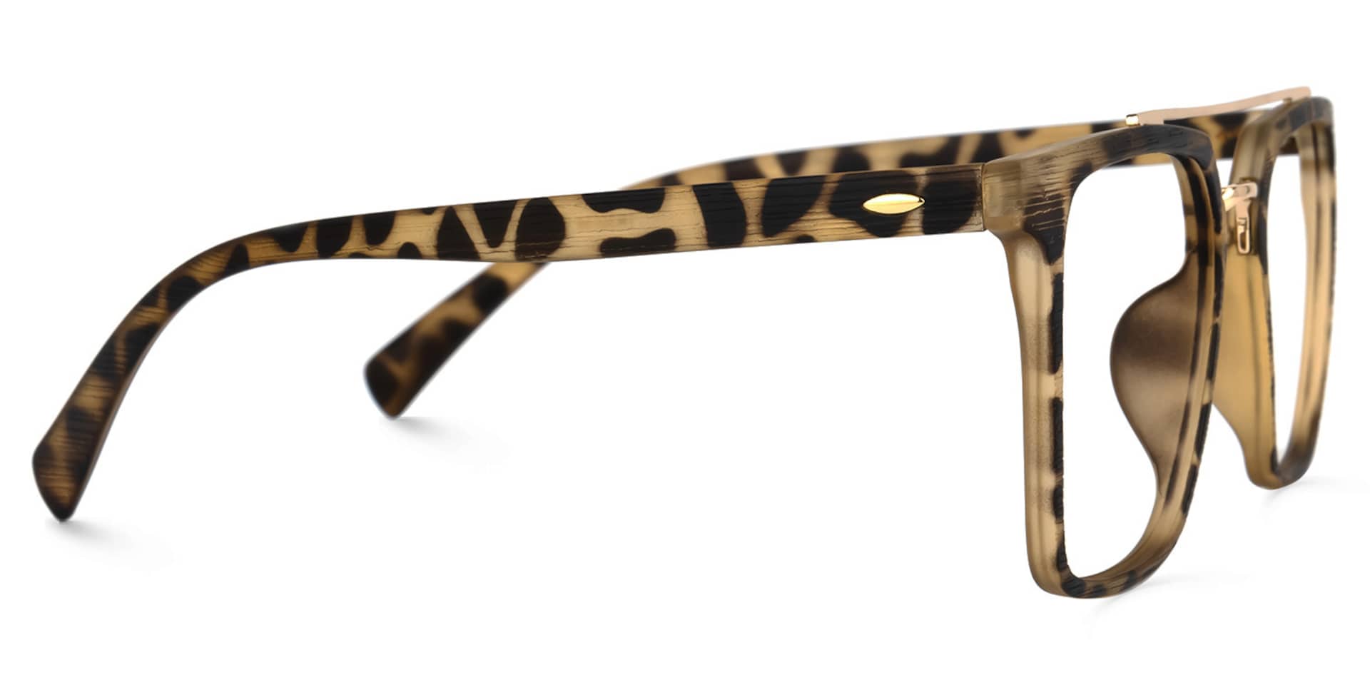 Shumac Square Tortoise Glasses | Zeelool Glasses2