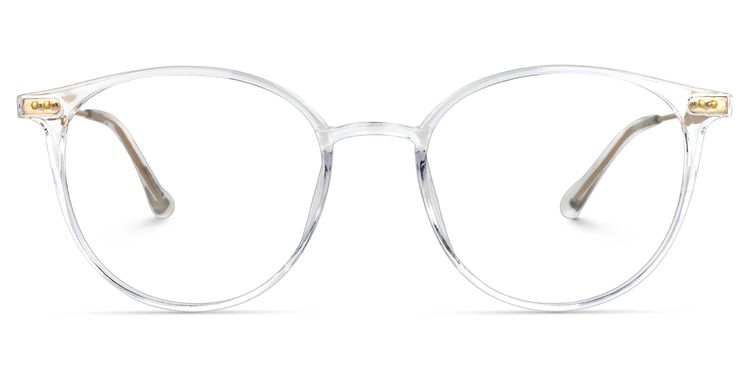 Judsy Round Clear Glasses