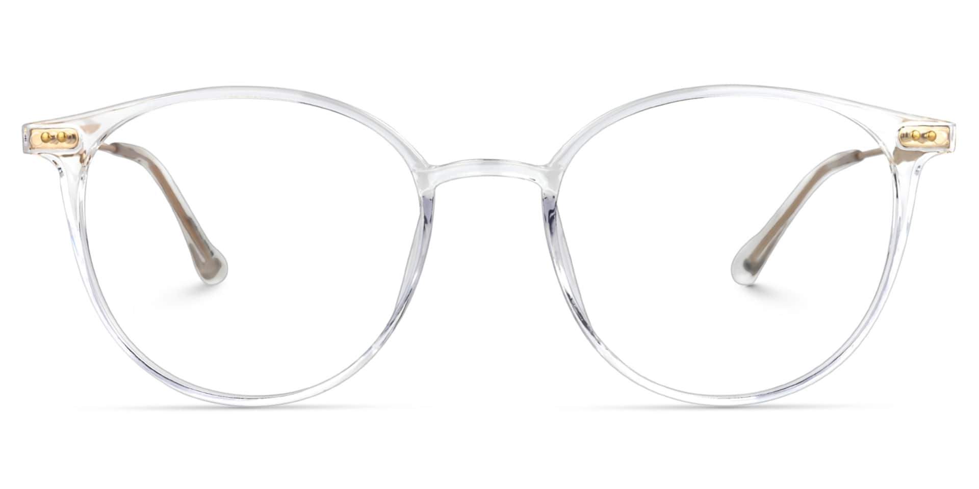 Judsy Round Crystal Glasses | Zeelool Glasses0