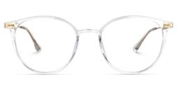 Judsy Clear Round Glasses0