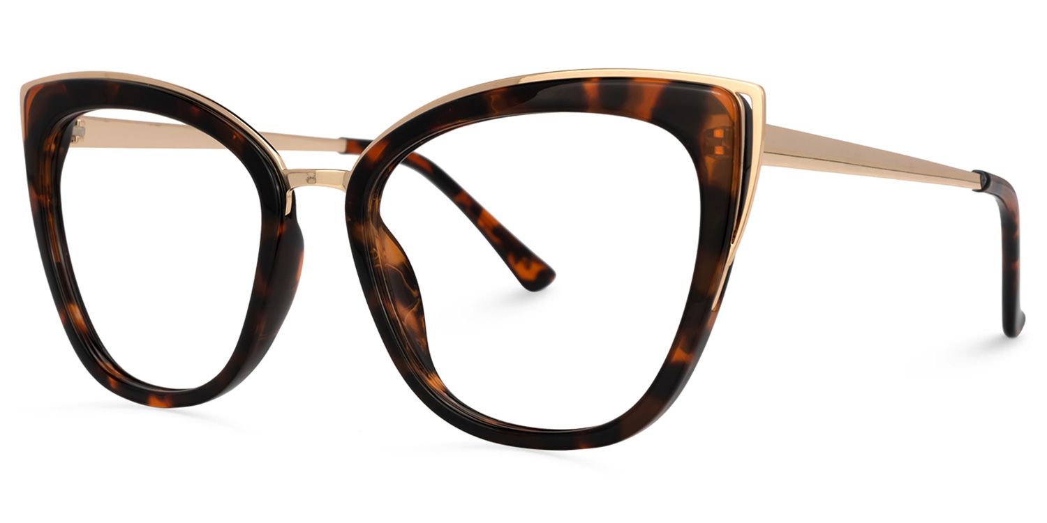 Ruiz Cateye Tortoise Glasses | Zeelool Glasses1