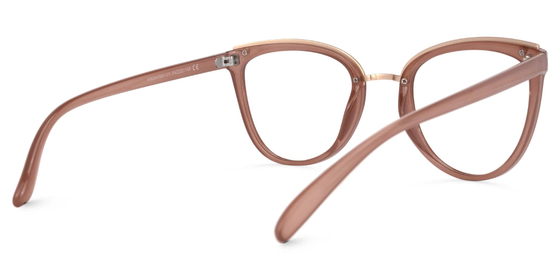 Keyshla Cateye Brown Glasses | Zeelool Glasses3