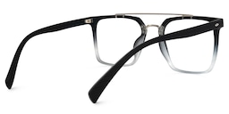 Shumac Square Black-Clear Glasses3