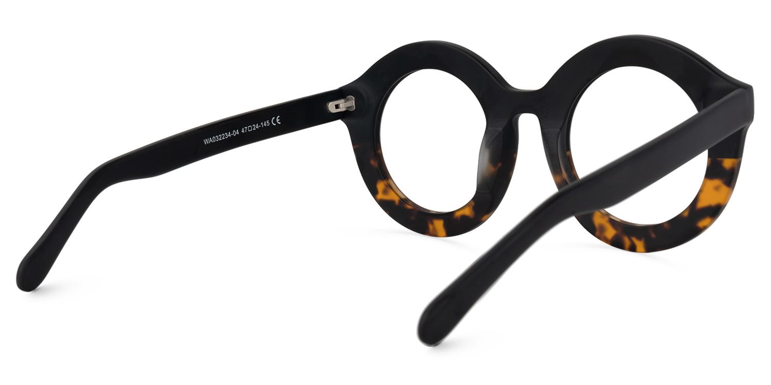 Vilmary Round Tortoise Glasses | Zeelool Glasses3