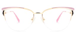 Pendy Browline Pink Glasses0