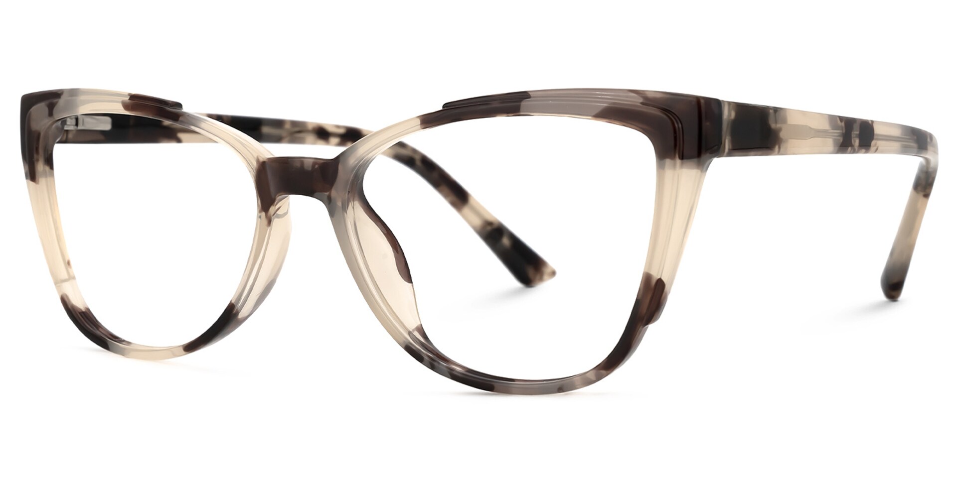 Rowe Cateye Light-Tortoise Glasses | Zeelool Glasses1