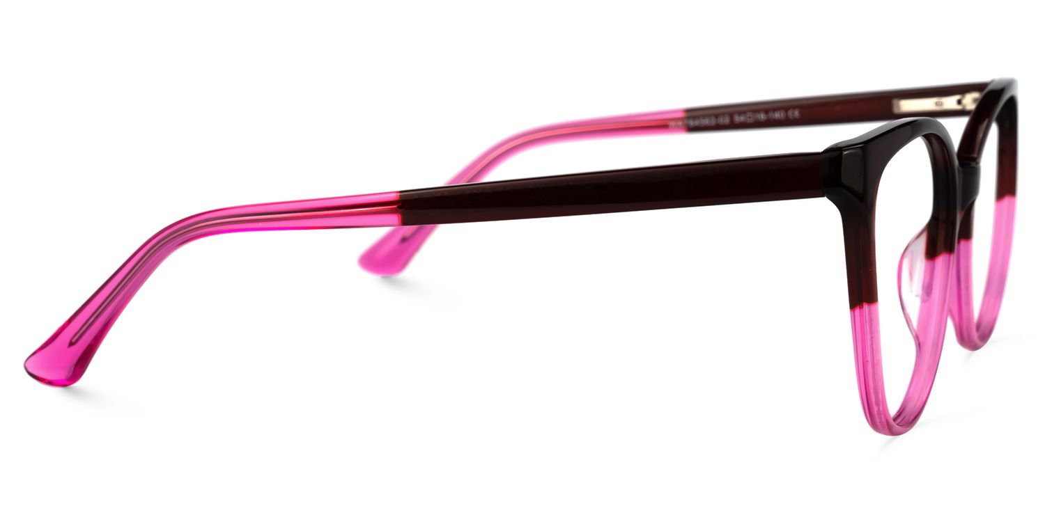 Rosario Cateye Purple Glasses | Zeelool Glasses2