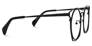 Janice Geometric Black Glasses2