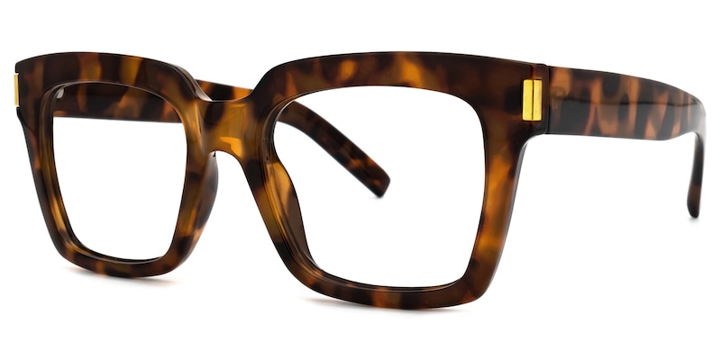 Johana Square Tortoise Glasses | Zeelool Glasses1