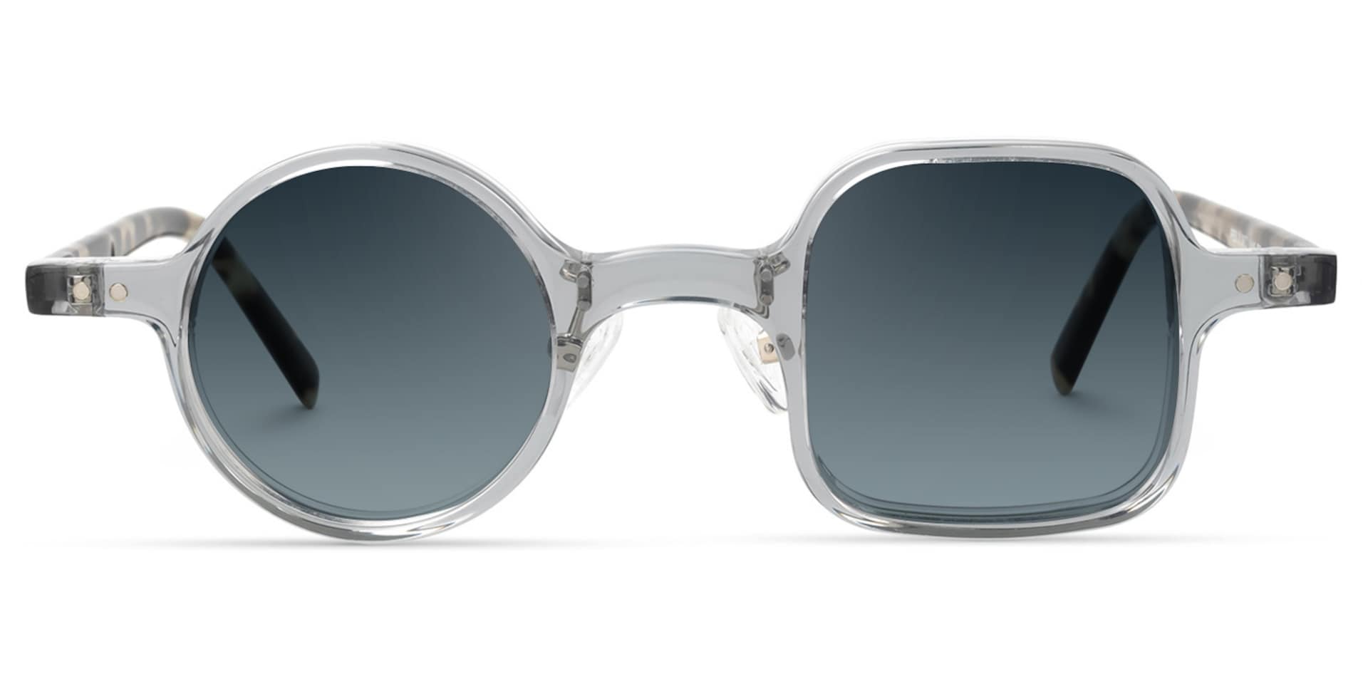 Render Asymmetric Gray Sunglasses | Zeelool Glasses0