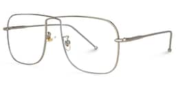 Jacqlyn Square Silver Glasses1