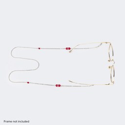 Red Beads Eyeglasses Chain-020