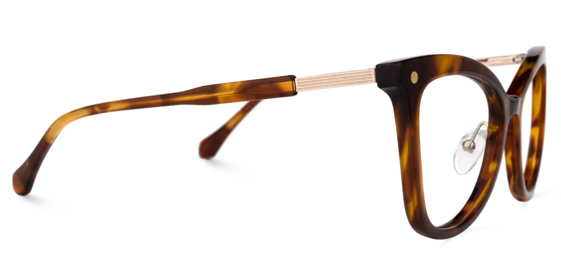 Sonya Cateye Tortoise Glasses | Zeelool Glasses2
