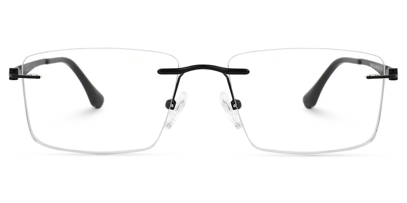 Hairston Square Black Glasses | Zeelool Glasses0