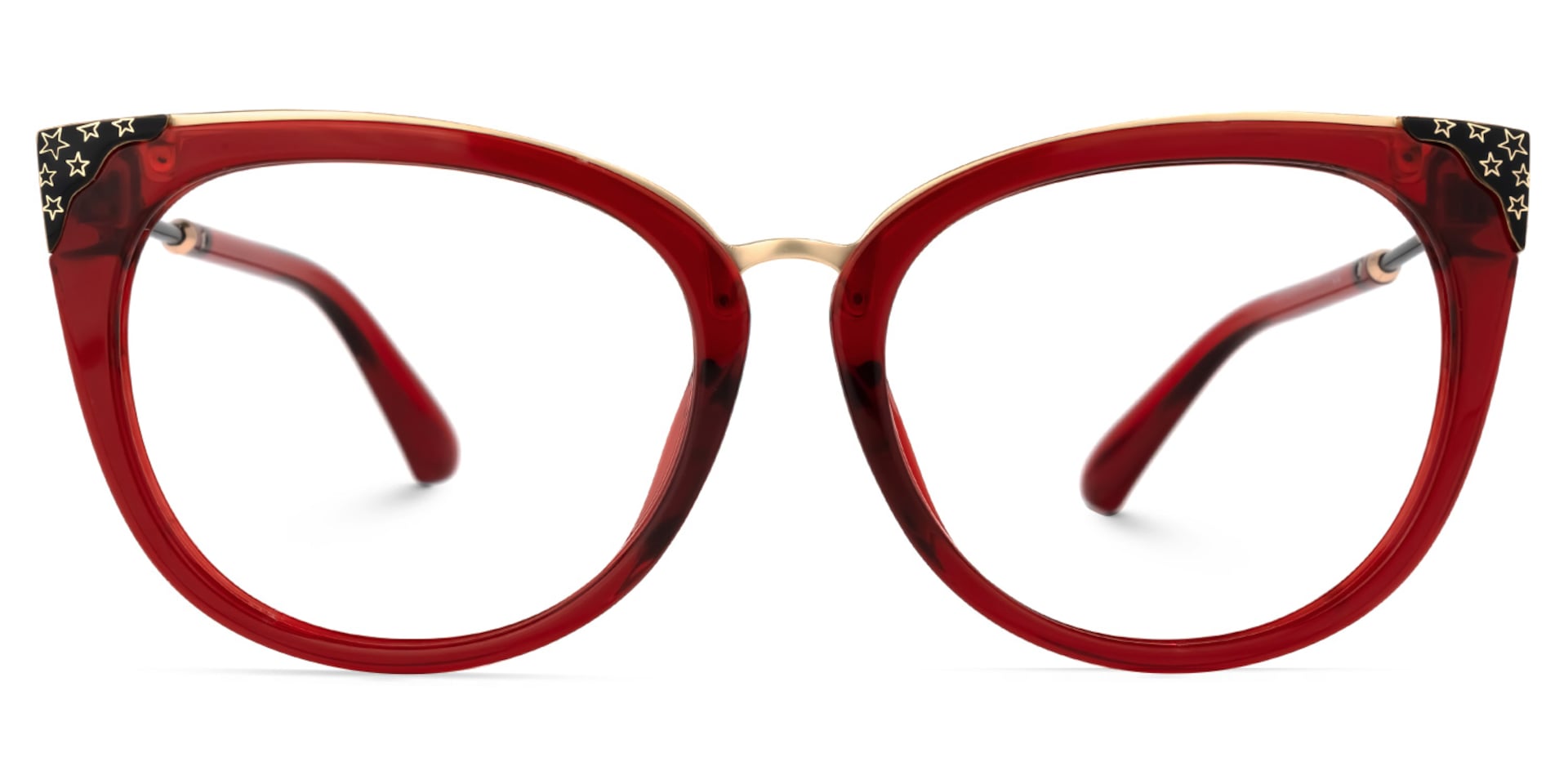 Dalton Cateye Red Glasses | Zeelool Glasses0