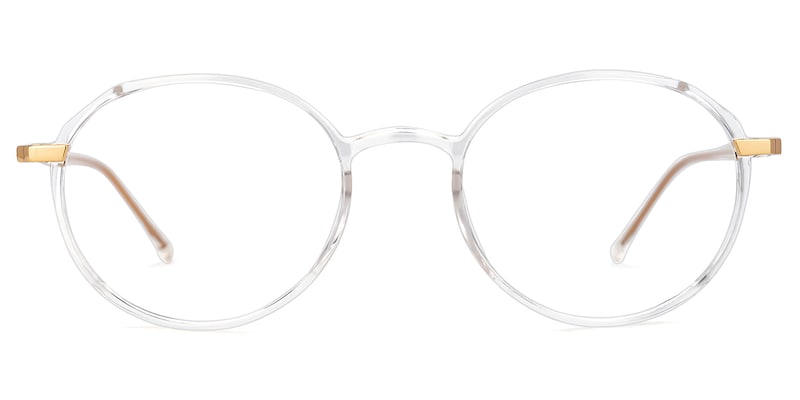 Billy Round Crystal Glasses | Zeelool Glasses0
