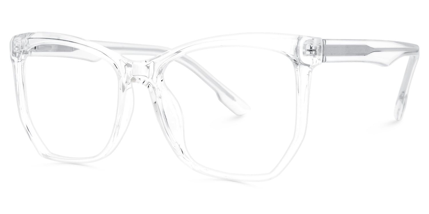 Libby Geometric Crystal Eyeglasses & Glasses Frames1