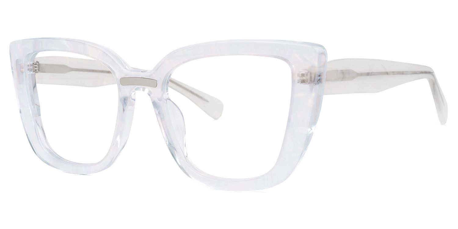 Peggy Cateye Clear Glasses | Zeelool Glasses1