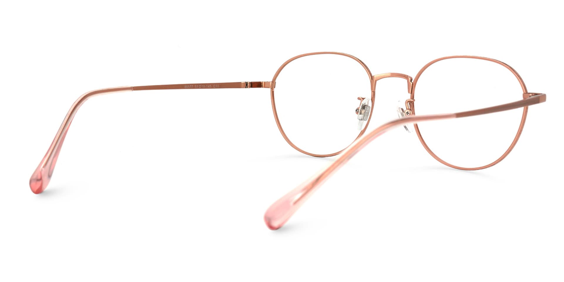 Vasquez Geometric Rose-Gold Glasses | Zeelool Glasses3