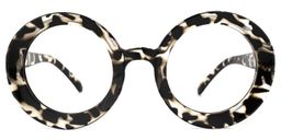 Franca Round Dark-Tortoise Glasses0