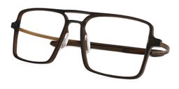 Dorthe Aviator Brown Glasses1