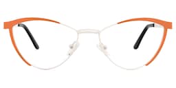 Sydney Cat Eye Orange Glasses0